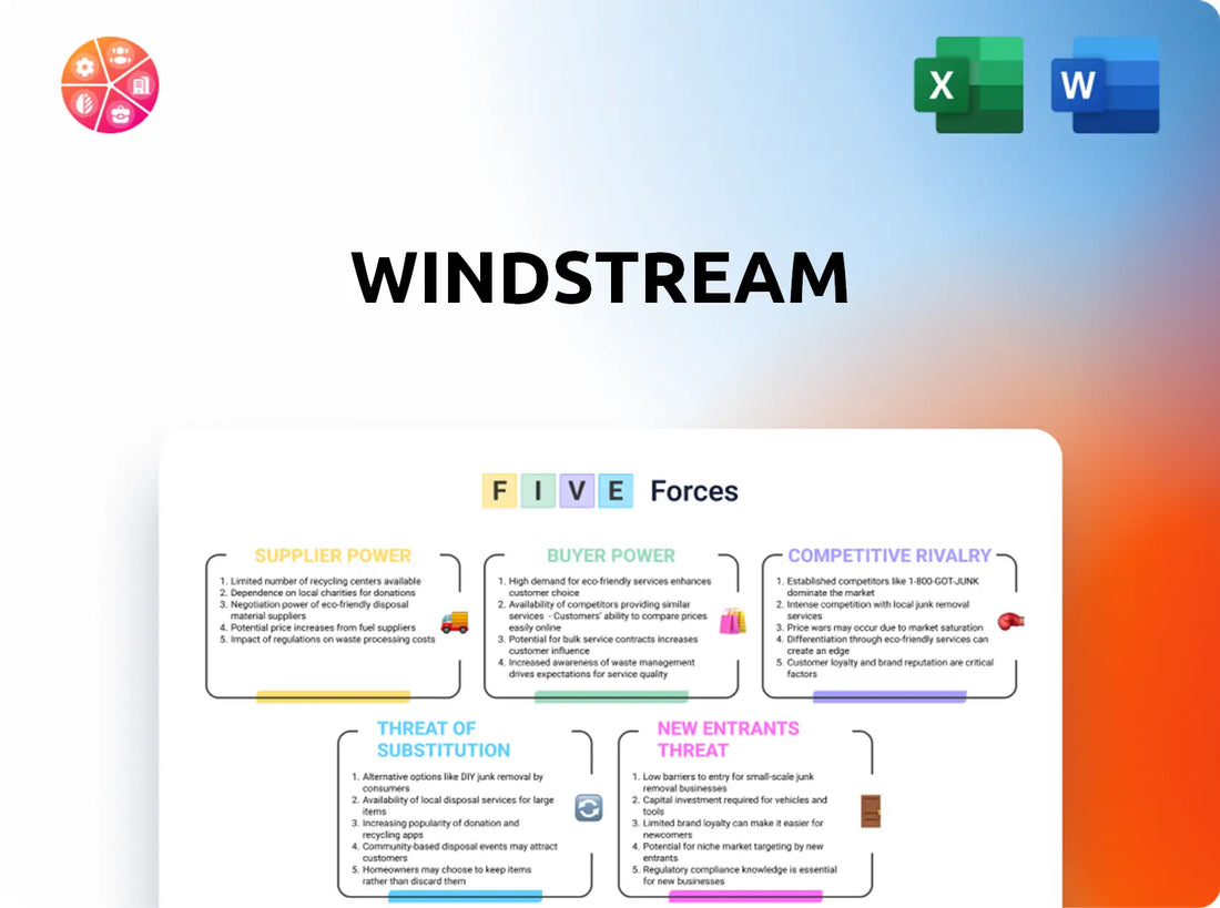 Windstream Porter's Five Forces Analysis