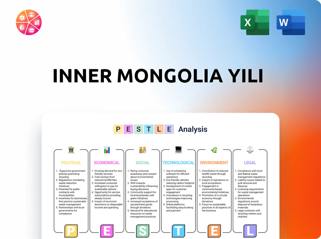 Inner Mongolia Yili PESTLE Analysis