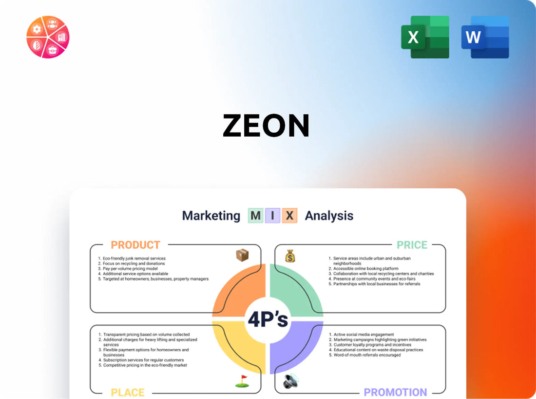 Zeon Marketing Mix
